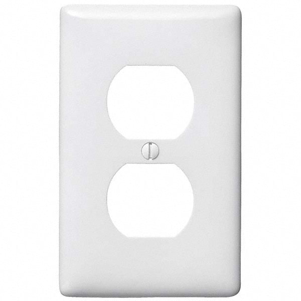 Bryant Electric P8W Wall Plates Wall Plate Type Outlet Wall Plates Wall Plate Configuration Duplex Outlet Shape Rectangle Wall Plate Size Standard Number of Gangs 1 Overall Length (mm) 4.6300 in Overall Length (Inch) 4.6300 Overall Width (Decimal Inch) 2.8800
