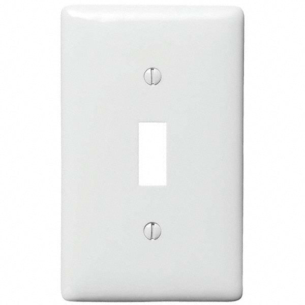 Bryant Electric P1W Wall Plates Wall Plate Type Switch Plates Wall Plate Configuration Toggle Switch Shape Rectangle Wall Plate Size Standard Number of Gangs 1 Overall Length (mm) 4.6300 in Overall Length (Inch) 4.6300 Overall Width (Decimal Inch) 2.8800 Ove