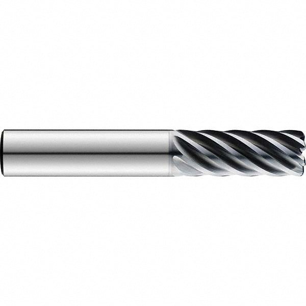 Kyocera SGS Precision Tools 77144 Corner Radius End Mill 15/16" LOC, 0.03" Radius, 7 Flutes, Solid Carbide