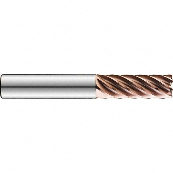 Kyocera SGS Precision Tools 77183 Corner Radius End Mill 1-1/4" LOC, 0.06" Radius, 7 Flutes, Solid Carbide