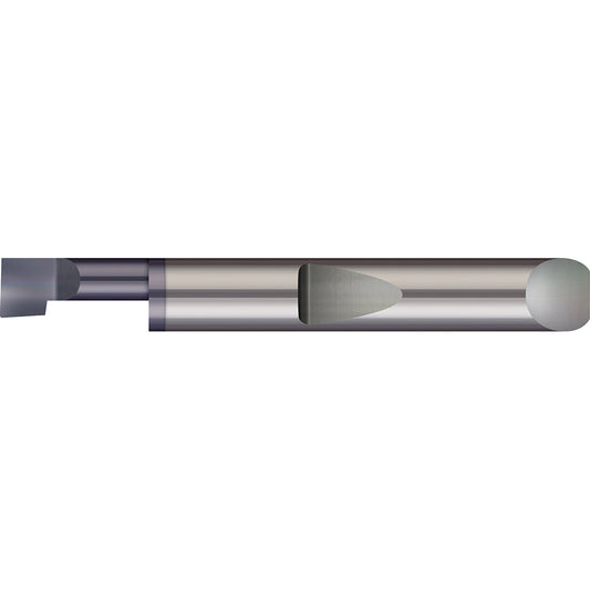 Micro 100 QBB-2001000X Boring Bar 0.2" Min Bore, 1" Max Depth, Right Hand Cut, Solid Carbide