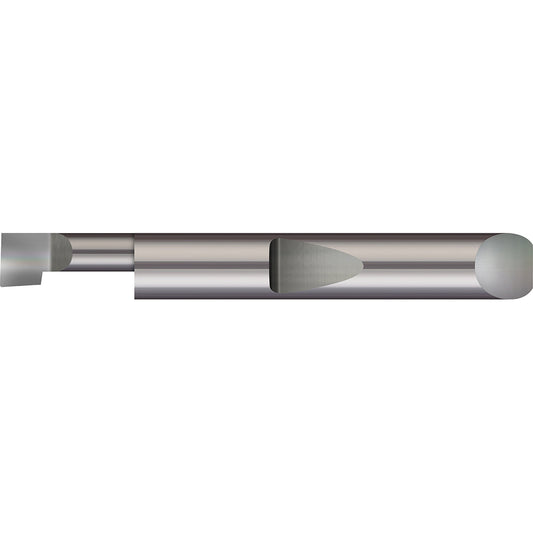 Micro 100 QBB-140400 Boring Bar 9/64" Min Bore, 0.4" Max Depth, Right Hand Cut, Solid Carbide