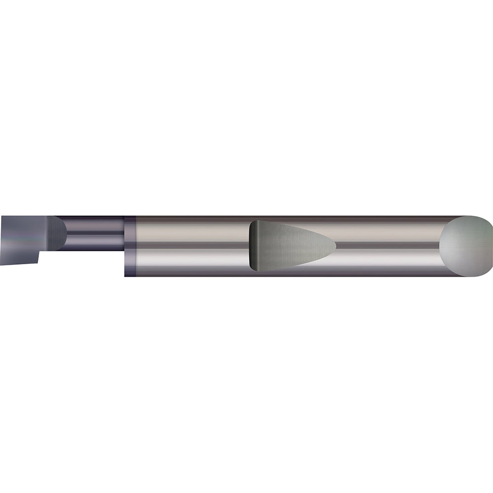 Micro 100 QBB-2001000-000X Boring Bar 0.2000" Min Bore Dia, 1" Max Bore Depth, Right Hand, 1/4" Shank Dia, Solid Carbide