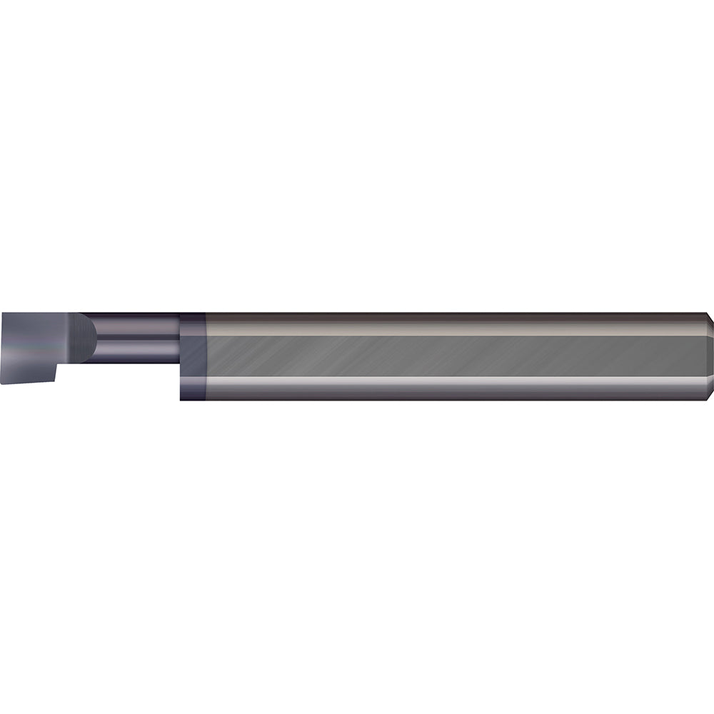 Micro 100 BB-200400X Boring Bar 0.2000" Min Bore Dia, 0.4000" Max Bore Depth, Right Hand, 1/4" Shank Dia, Solid Carbide