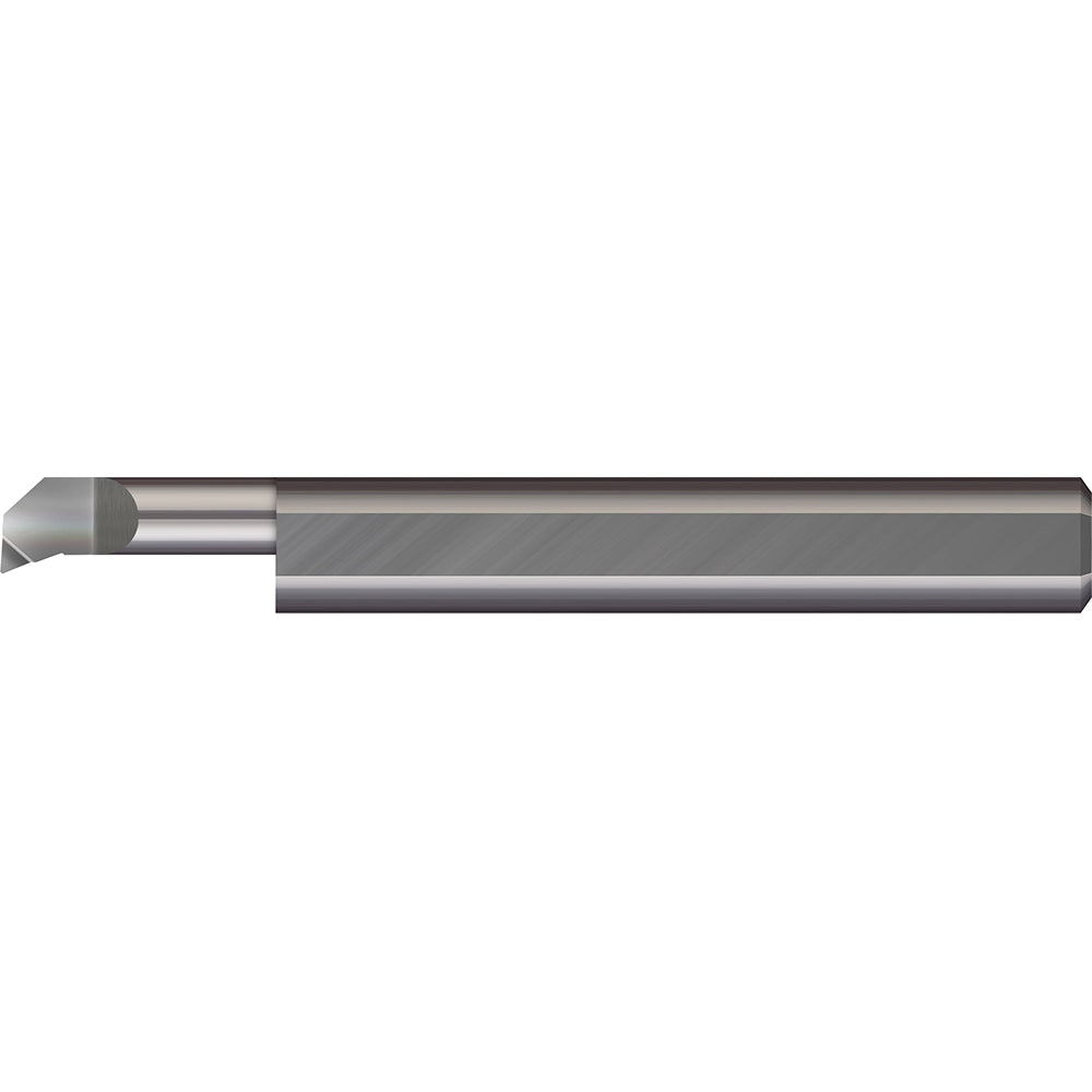 Micro 100 PBT2-050400 Boring Bar 0.0600" Min Bore Dia, 0.4000" Max Bore Depth, Right Hand, 1/8" Shank Dia, Solid Carbide