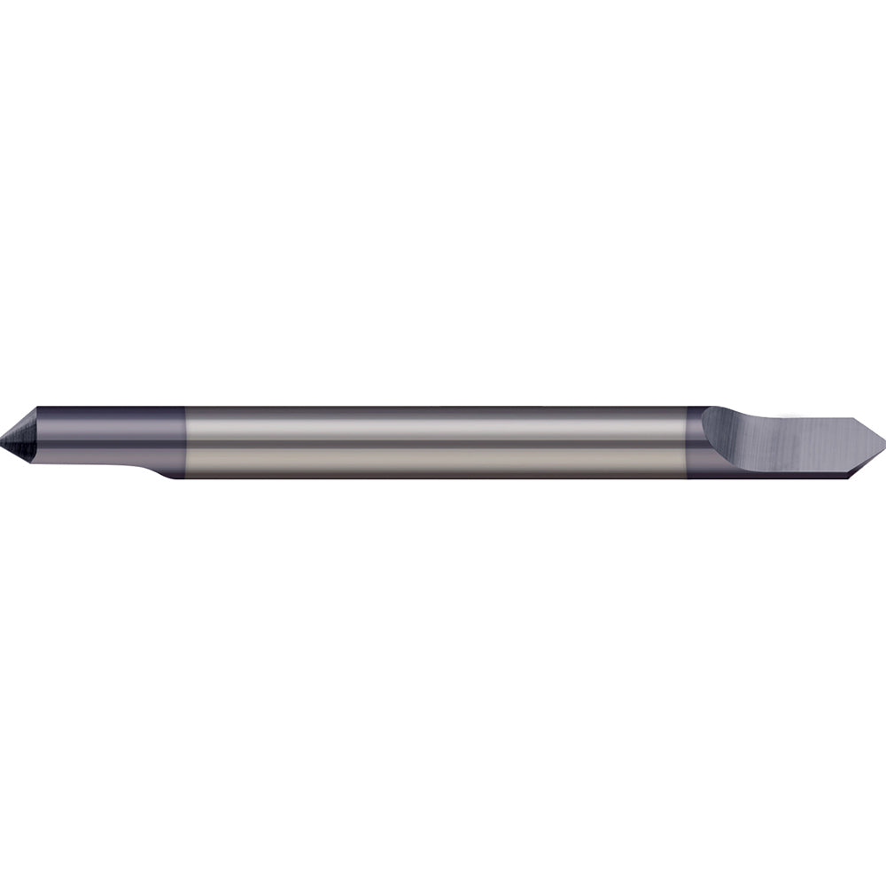 Micro 100 RSC-125-2X Engraving Cutter 1/8" Dia, 0.008" Tip Dia, Tipped Off Point, Solid Carbide