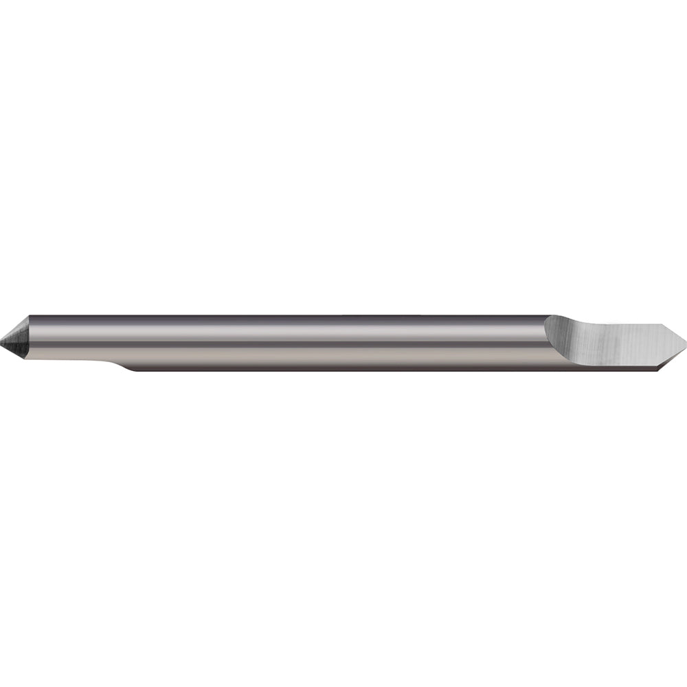 Micro 100 RSC-187-23 Engraving Cutter 3/16" Dia, 0.008" Tip Dia, Tipped Off Point, Solid Carbide