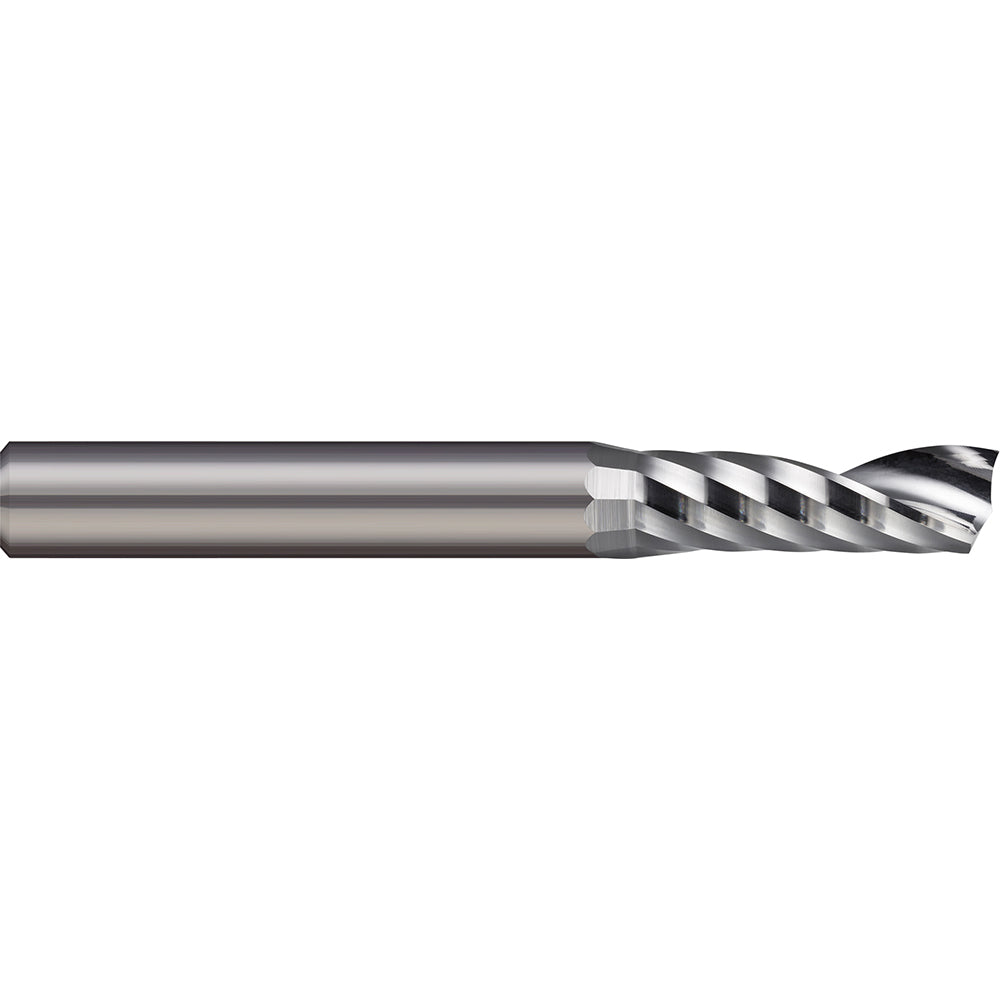 Micro 100 SFA-125-44 Spiral Router Bit 1/8" Dia, 1/2" LOC, 1/4" Shank Dia, 1 Flute, Upcut