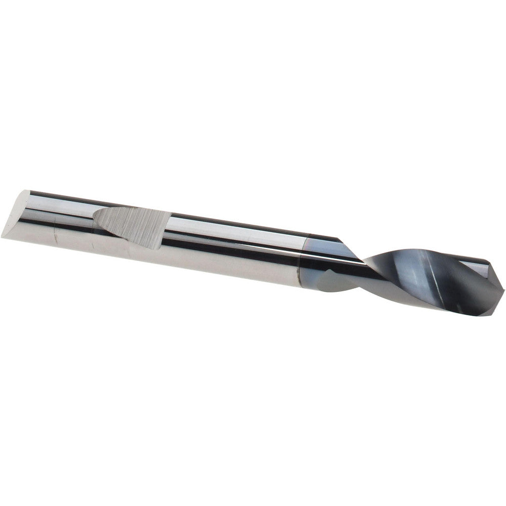 Micro 100 QSPD-250-140X Spotting Drill 1/4" Dia, 140 &deg Point, 2-1/2" OAL, Solid Carbide