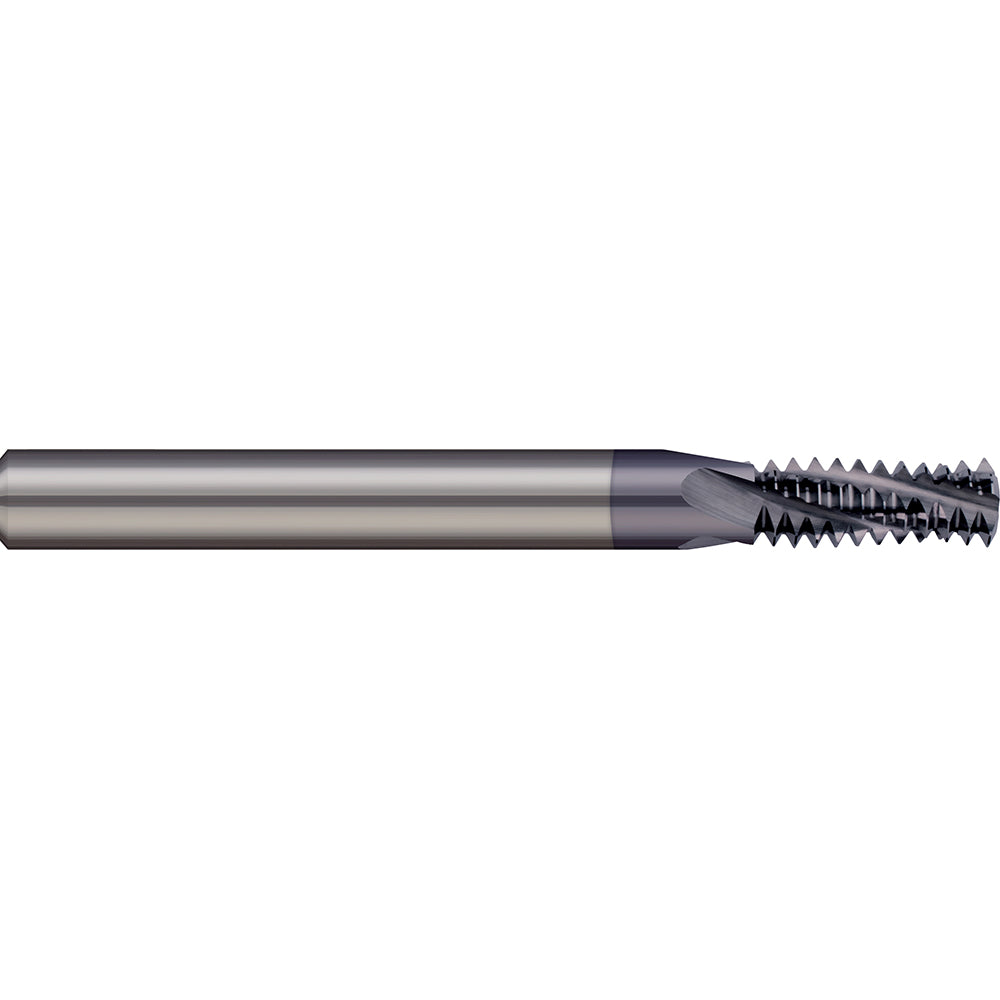 Micro 100 TM-375-16X Helical Flute Thread Mill 3/8-16, Internal & External, 4 Flute, 0.3125" Shank Dia, Solid Carbide