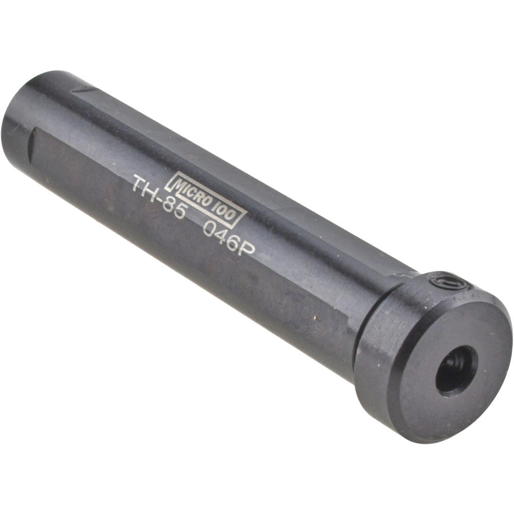 Micro 100 TH-85 Boring & Grooving Bar Holders Inside Diameter (Inch) 3/16  Inside Diameter (Decimal Inch) 0.1875  Outside Diameter (Decimal Inch) 0.5000  Outside Diameter (Inch) 1/2  Overall Length (mm) 69.85  Overall Length (Decimal Inch) 2.7500