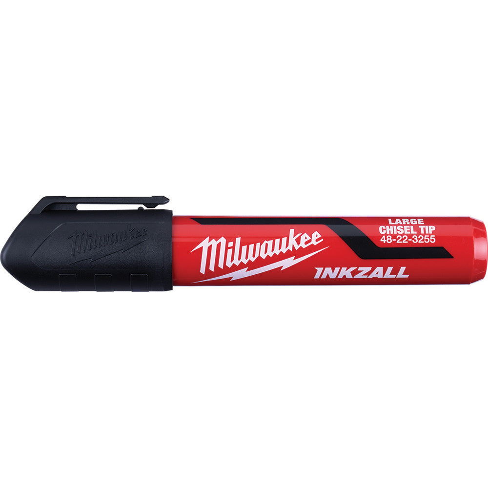 Milwaukee Tool 48-22-3255 UV Marker Black, AP Non-Toxic, Chisel Point
