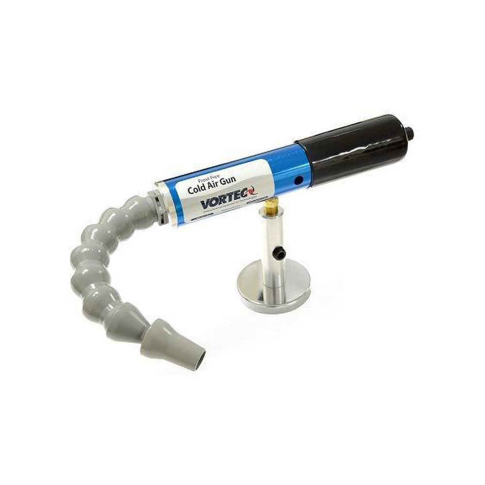 Vortec 621 Cold Air Coolant Systems Air Capacity (BTU/Hr) 1500  Hose Length (Inch) 9  Hose Inside Diameter (Inch) 3/8  Number of Outlets 1.000  Tank/Unit Length (Inch) 10-5/8  Includes Magnetic Base
