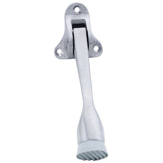IVES FS455-4 US27 Door Stops Type Kick Down Floor Stop  Finish/Coating Aluminum (Satin)  Projection 4 (Inch) Mount Type Floor  