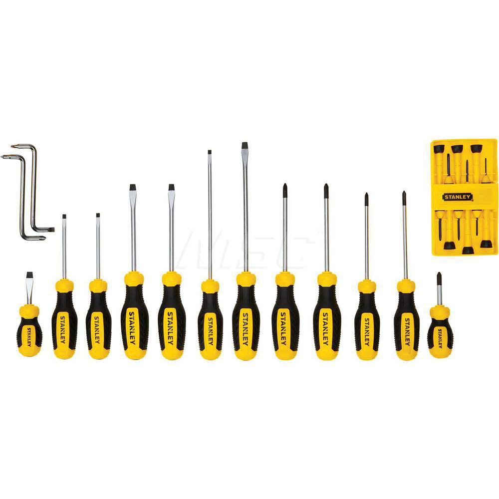 Stanley STHT60019 Screwdriver Set 20 Pc, Square, Hex, Offset, Phillips & Slotted