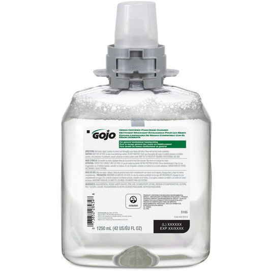 GOJO 5165-04 Hand Cleaner 1,250 mL Dispenser Refill