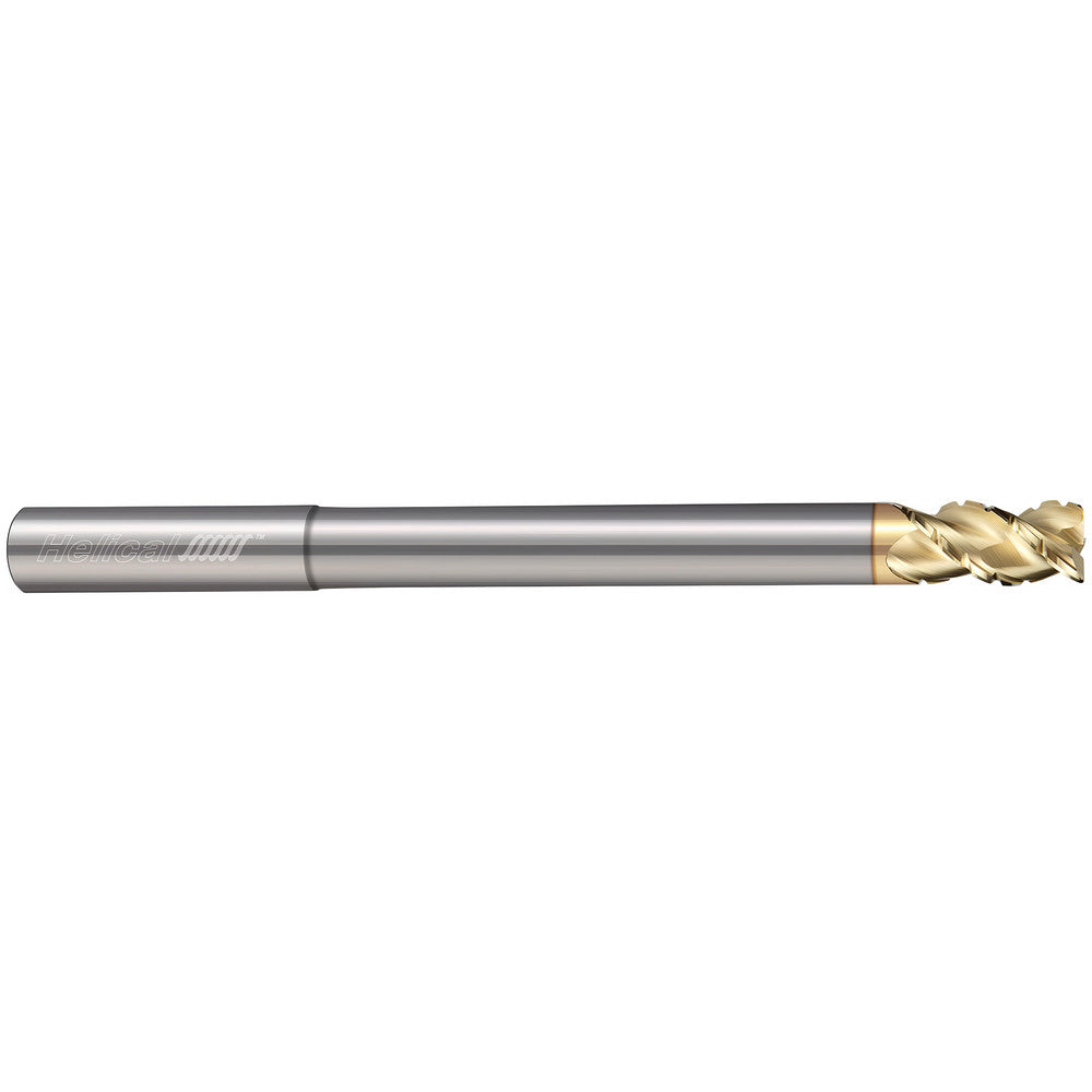 Helical Solutions 87380 Corner Radius End Mill 3/8" Dia, 3/4" LOC, 0.0300" Radius, 5 Flute, Solid Carbide
