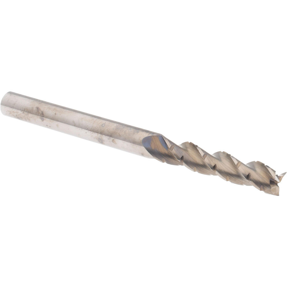 Accupro 125625 Roughing End Mill 1/4" Dia, 3 Flutes, Single End, Chipbreaker, Solid Carbide
