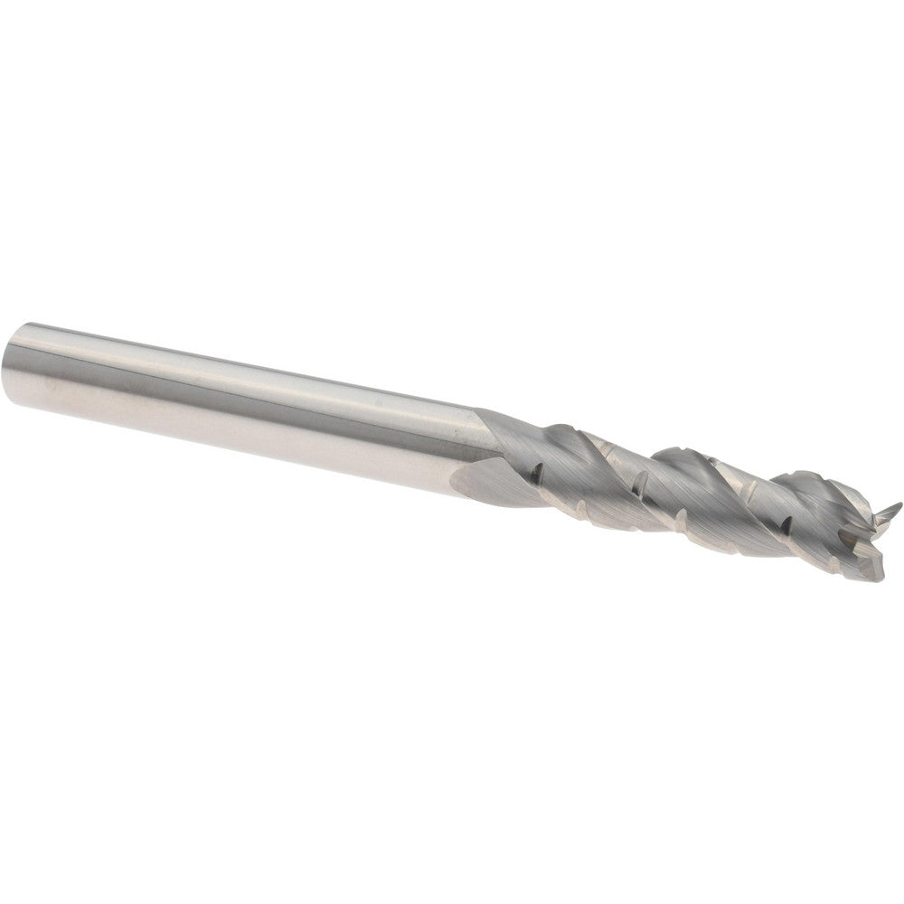 Accupro 125974 Roughing & Finishing End Mill 3/8" Dia, 3 Flutes, 0.03" Corner Radius, Solid Carbide