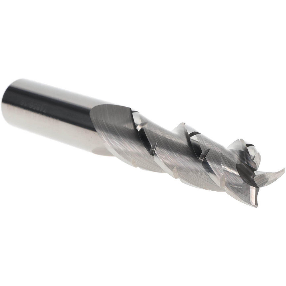 Accupro 125676 Roughing & Finishing End Mill 3/4" Dia, 3 Flutes, 0.03" Corner Radius, Solid Carbide