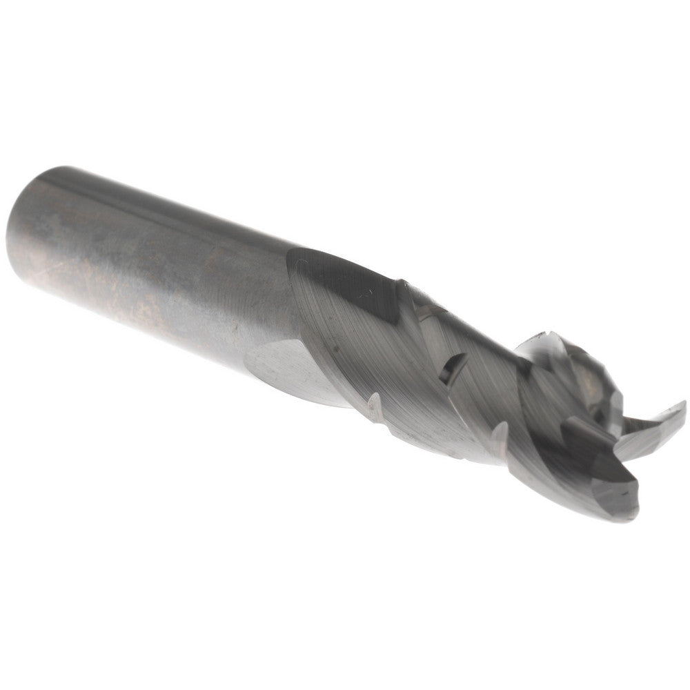 Accupro 117601 Roughing & Finishing End Mill 1/2" Dia, 3 Flutes, 0.06" Corner Radius, Solid Carbide