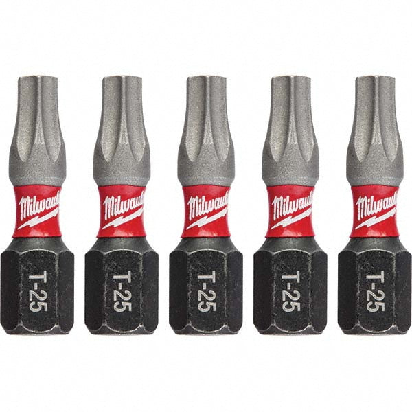 Milwaukee Tool 48-32-4636 Power Screwdriver Bit T25 Torx, 1/4" Hex Drive