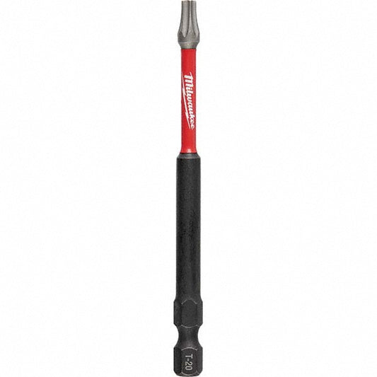 Milwaukee Tool 48-32-4578 Power Screwdriver Bit T20 Torx, 1/4" Hex Drive