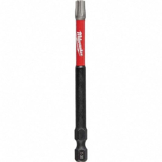 Milwaukee Tool 48-32-4580 Power Screwdriver Bit T30 Torx, 1/4" Hex Drive