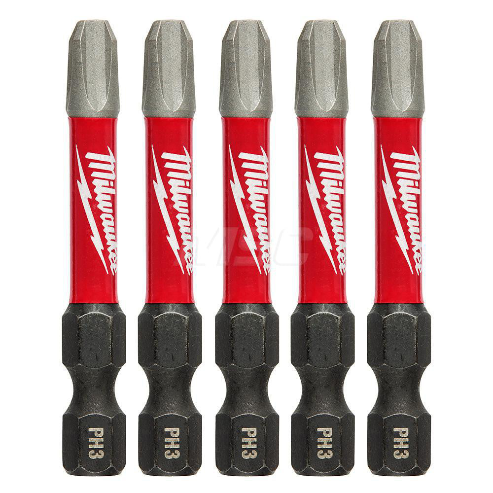 Milwaukee Tool 48-32-4639 Power Screwdriver Bit #3 Phillips, 1/4" Hex Drive