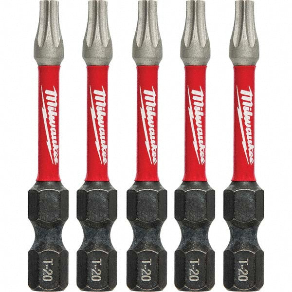Milwaukee Tool 48-32-4684 Power Screwdriver Bit T20 Torx, 1/4" Hex Drive