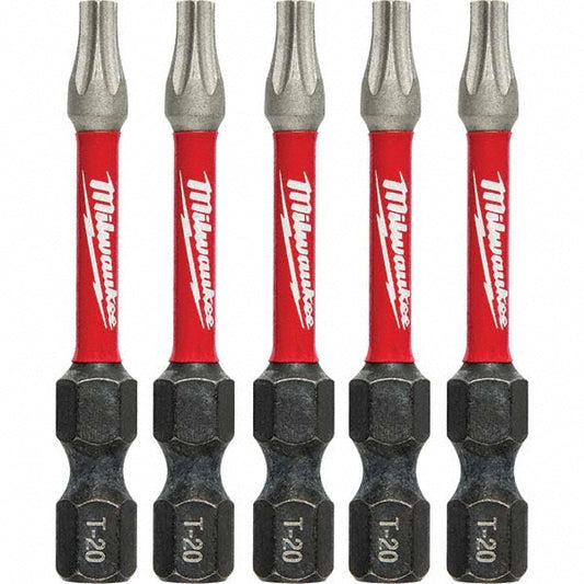 Milwaukee Tool 48-32-4684 Power Screwdriver Bit T20 Torx, 1/4" Hex Drive
