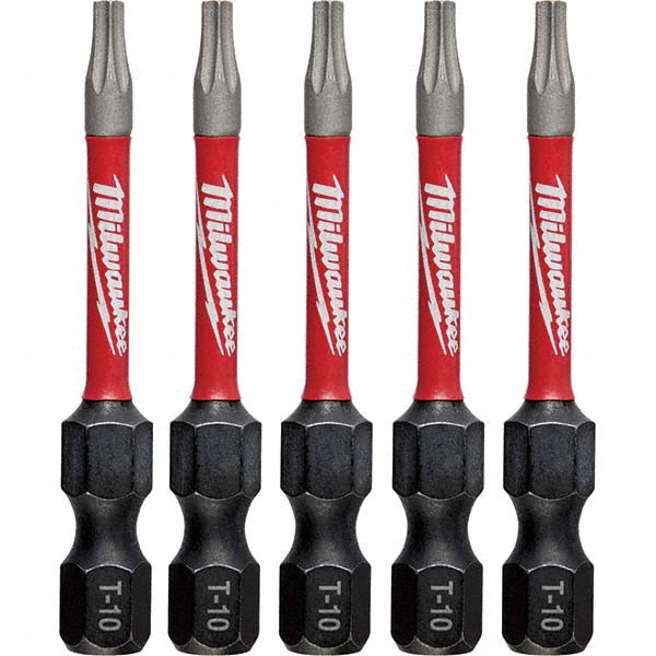 Milwaukee Tool 48-32-4682 Power Screwdriver Bit T10 Torx, 1/4" Hex Drive