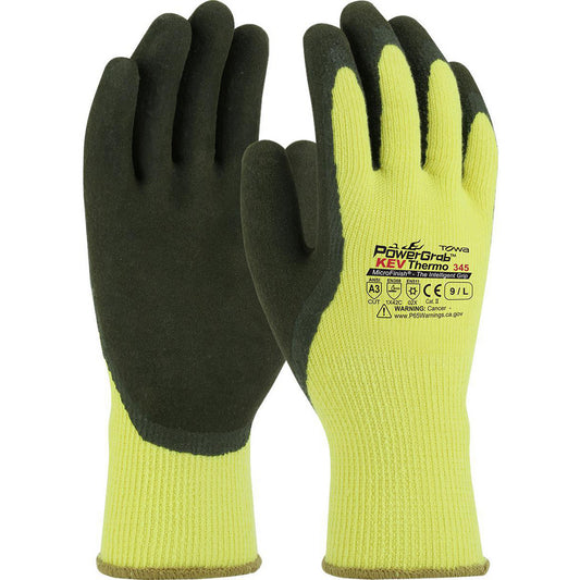 PIP 09-K1350/M Work Gloves PowerGrab 09-K1350, Size Medium, Latex-Coated Kevlar, General Purpose
