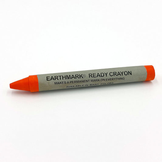 St. Louis Crayon & Soapstone 8009 Lumber Crayons Color Orange  Crayon Type Lead-Free Non-Toxic Waterproof  Material Wax  Minimum Temperature 50  Maximum Temperature 150  For Use On All Purpose