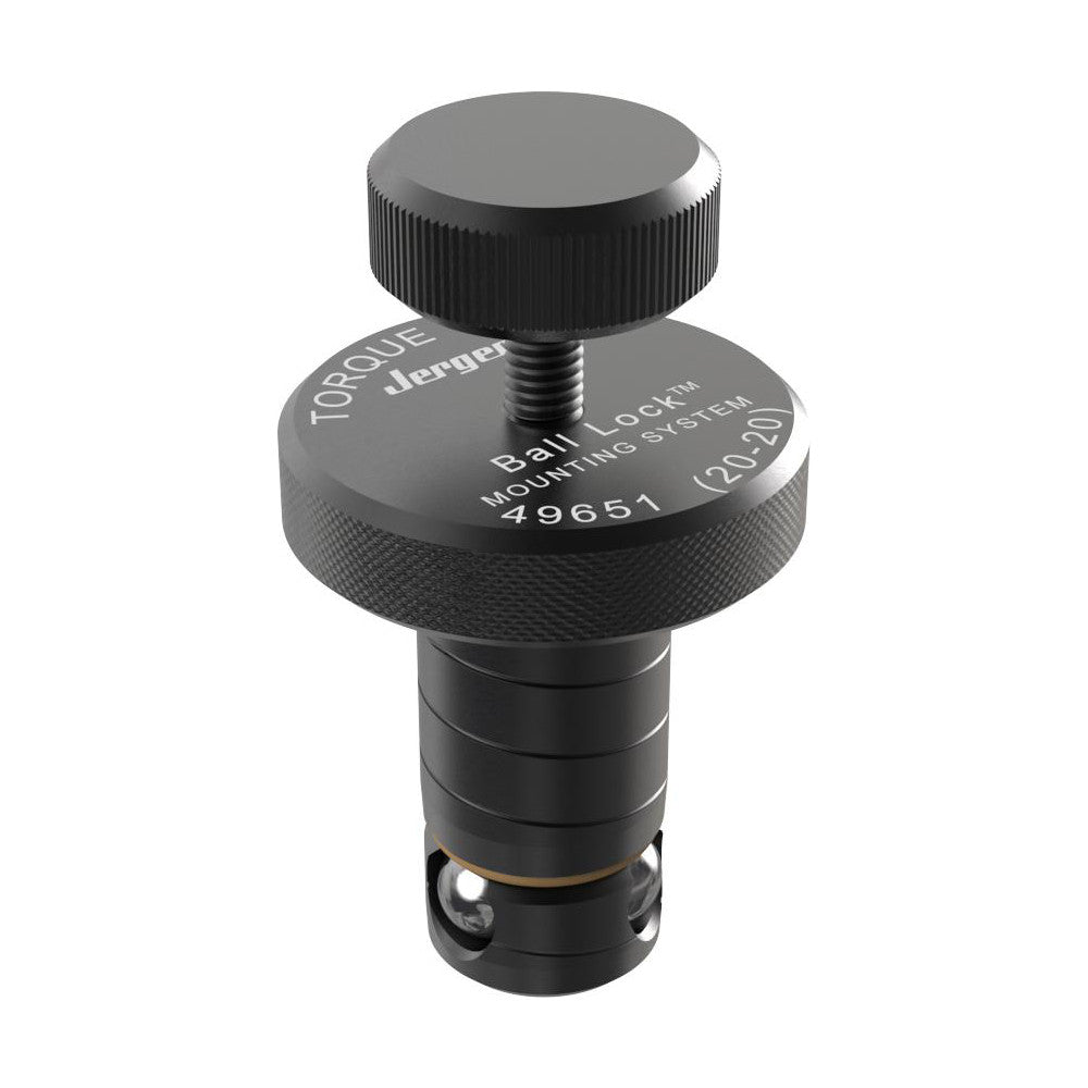 Jergens 49655-S Modular Fixturing Shank Ball Lock, 13 mm Shank Dia, 4340 Steel
