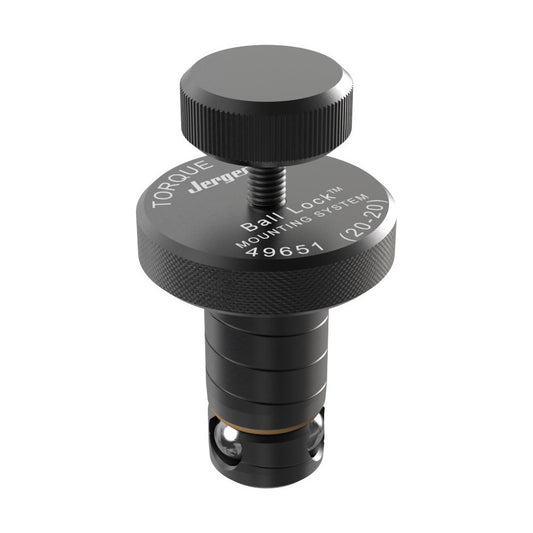 Jergens 49655-S Modular Fixturing Shank Ball Lock, 13 mm Shank Dia, 4340 Steel