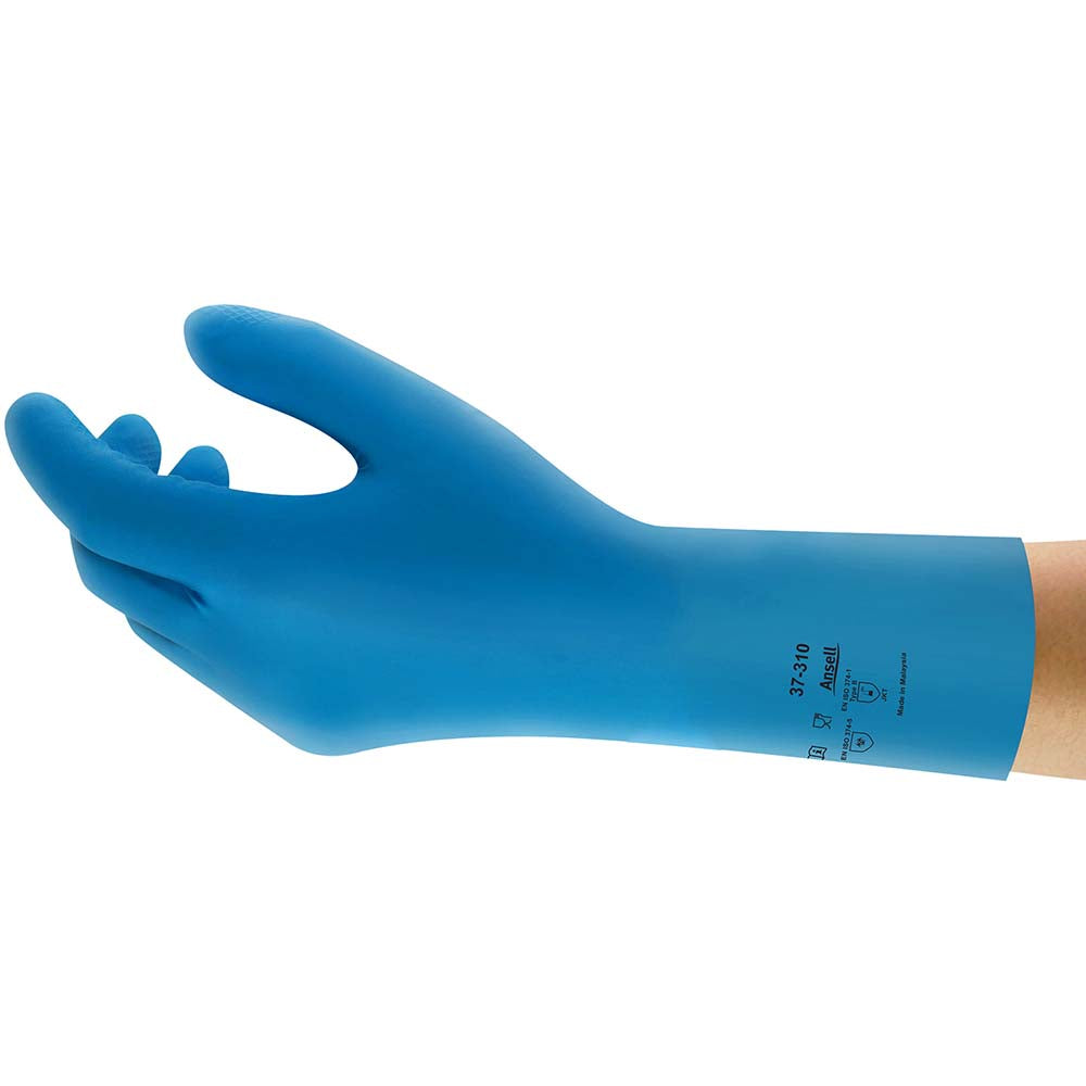Ansell 37310100 Series 37-310 Chemical Resistant Gloves  8.00 Thick,  Nitrile,  Unsupported,