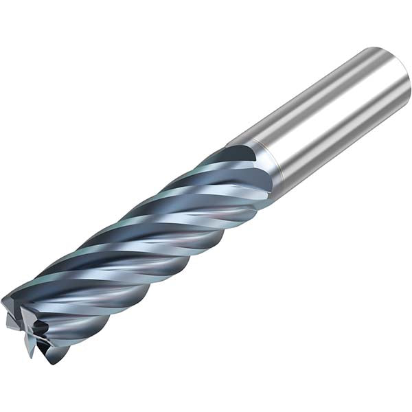 Seco 10008094 Corner Radius End Mill 3/4" Dia, 2-1/2" LOC, 0.0300" Radius, 6 Flute, Solid Carbide