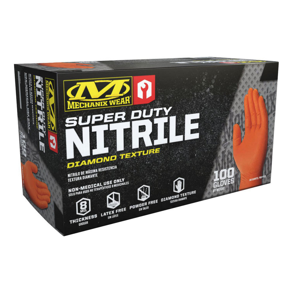 Mechanix Wear D01-09-009-100 Disposable Gloves Medium, 8 mil Thick, Nitrile, General Purpose