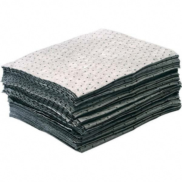 Oil-Dri L70393 Sorbent Pad Universal Use, 19" Wide, 15" Long, 24 gal, Gray