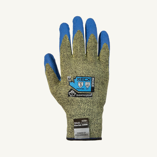 Superior Glove Works STAGBPU-7 Cut, Puncture & Abrasion-Resistant Gloves Superior Glove Works STAGBPU, Size Small, ANSI Cut A4, ANSI Puncture 4, Polyurethane, Engineered Yarn