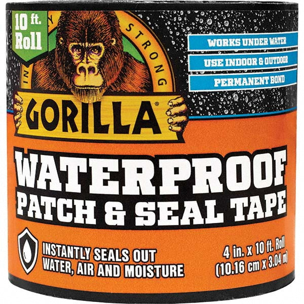 Gorilla Tape 4612502 Waterproof Tape Material Type Polyester  Width (Inch) 4in  Length (yd) 3.33yd  