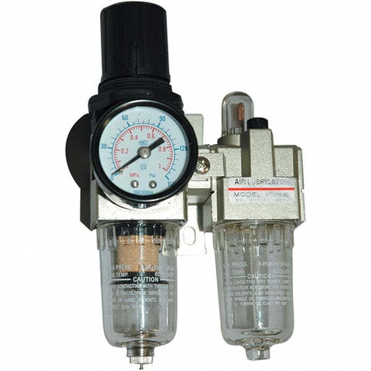 JohnDow FRL-1 FRL Combination Unit 1/4 NPT, Standard, 2 Pc Filter/Regulator-Lubricator