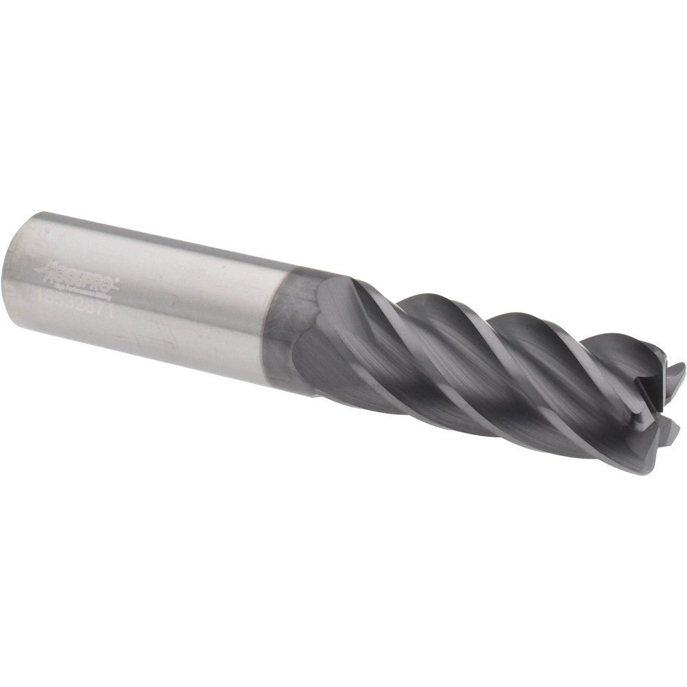 Accupro 95170027 Corner Radius End Mill 5/8" Dia, 1-5/8" LOC, 38 deg Helix, Corner Radius End, Centercutting Series HS