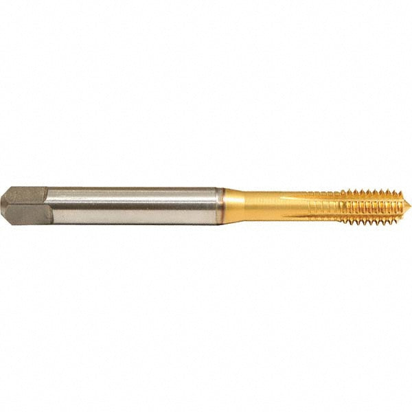 Emuge B521Z700.0040 Thread Forming Tap M4x0.70 Metric, 6HX Class of Fit, Modified Bottoming, Powdered Metal High Speed Steel, TiN Coated