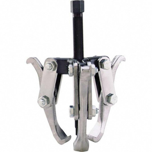 Pro-Source GP-0303 Pullers & Separators Type Standard Puller Gear Puller Applications Gears Application Gears Maximum Spread (Inch) 4 Minimum Spread (Decimal Inch) 1.6 Number Of Jaws 3 Reach (Inch) 2-1/2 Overall Length (Inch) 5-7/64 Center Bolt Dia 0.400
