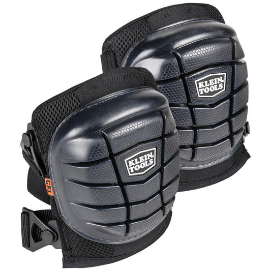 Klein Tools 60184 Knee Pads Closure Type Clips  Size Universal  Pad Material Gel  Cover Material Neoprene EVA Foam Polyester Nylon  Hard Protective Cap Yes  Strap Material Nylon Elastic