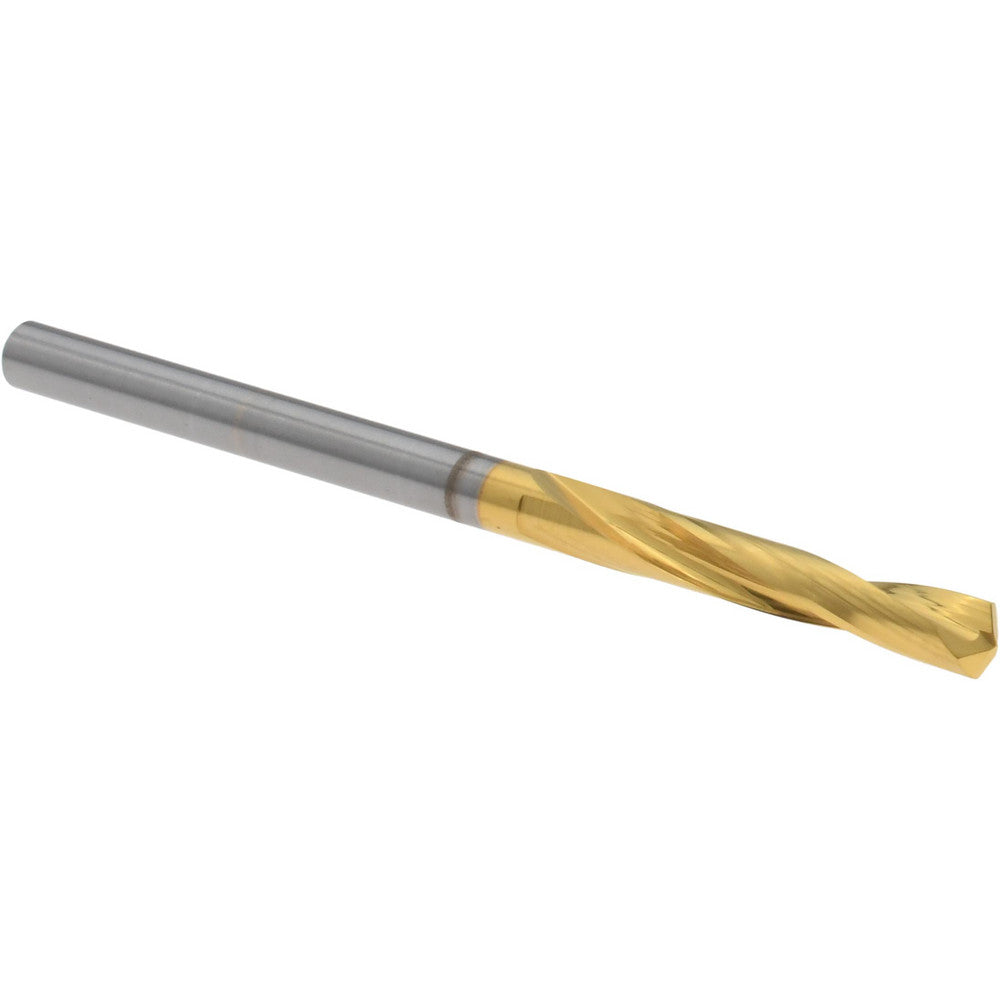 Hertel 16691933 Screw Machine Length Drill Bit 7/64" Dia, 135 deg Point, Solid Carbide
