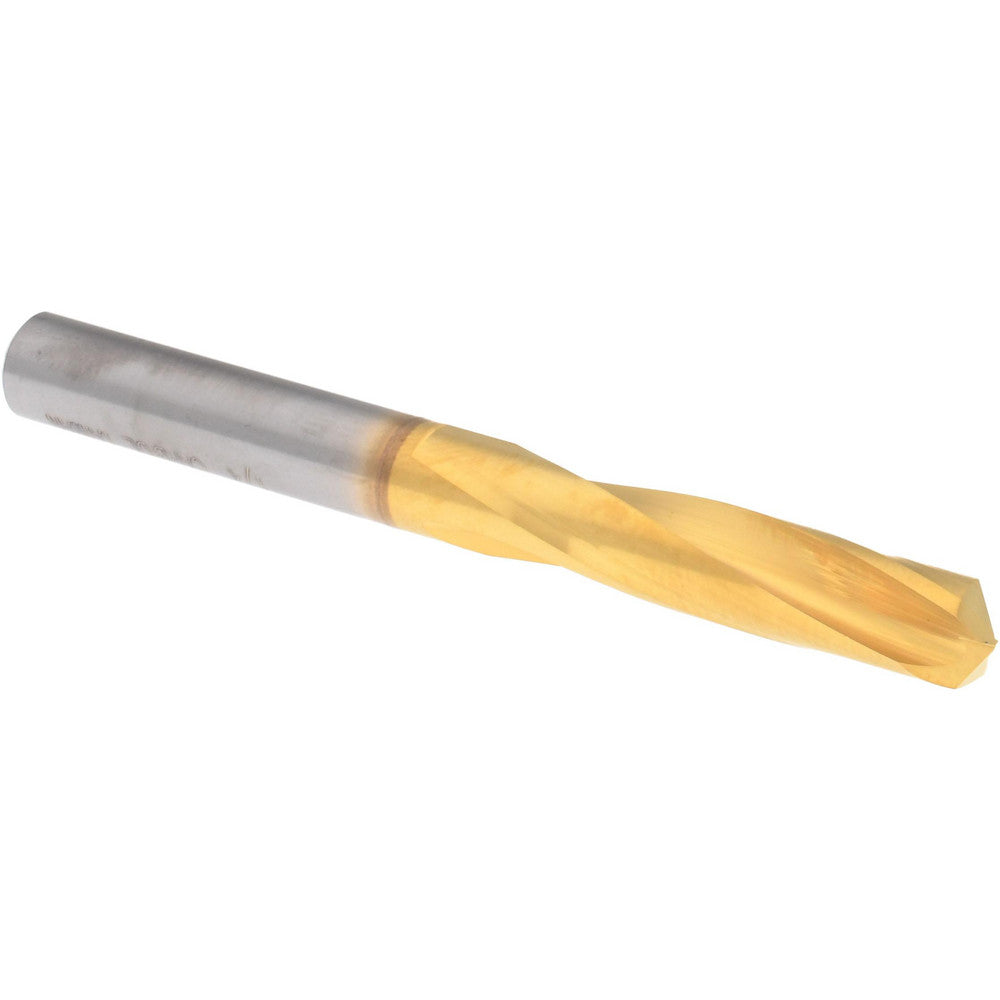 Hertel 16692261 Screw Machine Length Drill Bit 1/4" Dia, 135 &deg Point, Solid Carbide