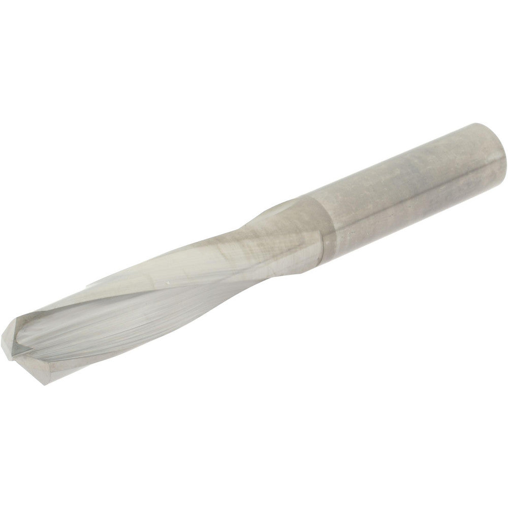 Hertel 16704496 Screw Machine Length Drill Bit Letter U, 135 &deg Point, Solid Carbide